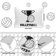 Sotiff 24 Pcs Volleyball Gifts for Teen Girls Include black, white