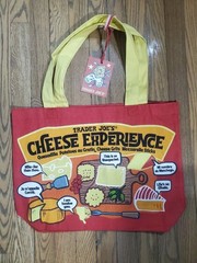 TRADER JOE’S Canvas Reusable Shopping Tote Bag “Cheese Experience”🧀 NEW
