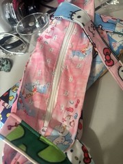 Hello Kitty Reuseable Shopping Tote Beach Diaper Bag Friends My Melody Zippered