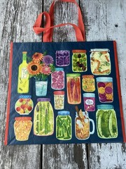 Fresh Pickles 🥒 Beets Carrots Cart Farm Tote Gift Bag Reusable Homegoods