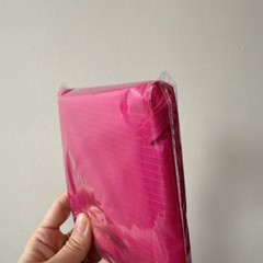Drink Poppi Soda Reusable Hot Pink Foldable Tote Bag