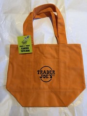 Trader Joe’s Mini Foldable Canvas Tote Bag Small – various colors