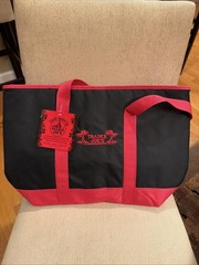 NEW Trader Joe’s Black and Red Insulated Reusable Shopping Bag Large 7 Gallon