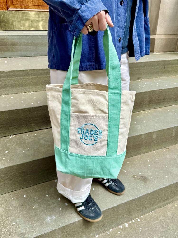 AUTHENTIC Trader Joe’s Mini Tote FULL SET – 2026 Spring Pastels