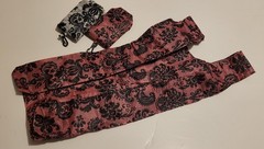 2 Foldable Totes with Clip Storage Pouch Reusable Shopping Bags