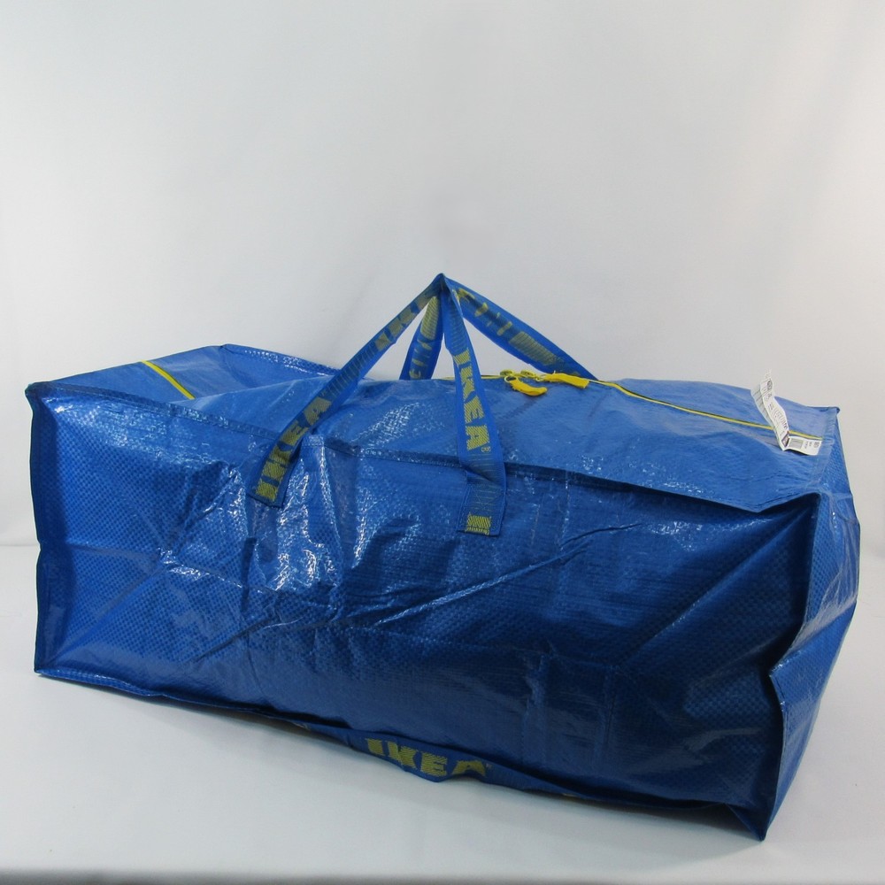 Frakta 20 Gal. Bag IKEA Tote 901.491.48 Zipper Handles Back Pack Storage Blue