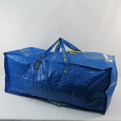Frakta 20 Gal. Bag IKEA Tote 901.491.48 Zipper Handles Back Pack Storage Blue