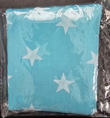 Reuseable Grocery Shopping Bag Foldable Shopping Tote Baby Blue