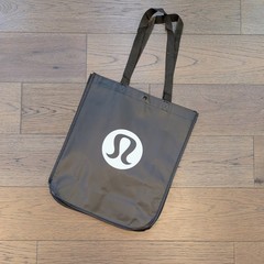 Lululemon Large Reusable Shopping Tote Lunch Bag 🤎 Brown 🤎 Black White *NEW!*