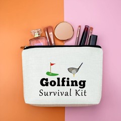 Golf Gifts for Women Makeup Bag Lover Golfer Golfing Gift