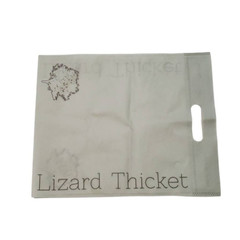 Lizard Thicket Clothing Shopping Bag Gray Fabric Rooted in Style Boutique 18×14