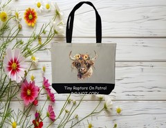 Highland Cow~ Canvas Tote Bag~FREE shipping~shopping~CHOICE~Reusable~Gift~USA