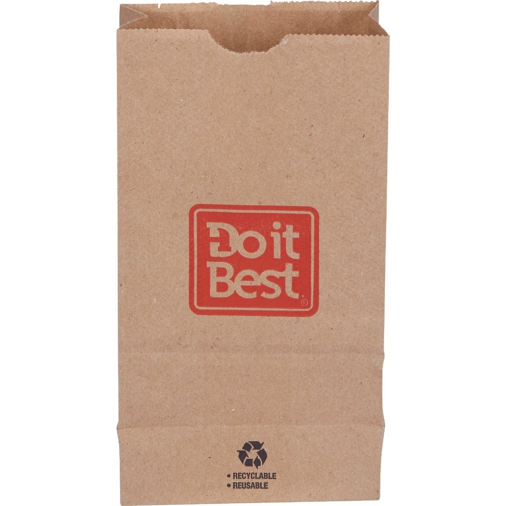 Do it Best 3 Lb. Capacity Paper Shopping Bag (400-Pack) 90070 SIM Supply, Inc.