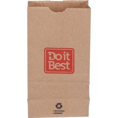 Do it Best 3 Lb. Capacity Paper Shopping Bag (400-Pack) 90070 SIM Supply, Inc.