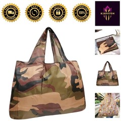 Eco-Friendly Foldable Grocery Tote – Lightweight Waterproof Nylon Bag, 22×16.5