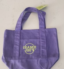 NWT TRADER JOE’S 2025 Limited Set (4) Reusable Mini Halloween Canvas Tote Bags