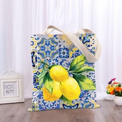Italian Islands Gift Positano Delicious Italian Lemons Fresh Tote Bag Southern