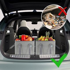Reusable Grocery Bag Foldable 4Pk Heavy Duty Large Shopping Handles Collapsible