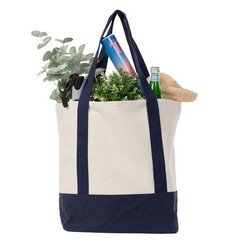 Deluxe Canvas Tote Bag Eco-Friendly Reusable Shopping Lightweight Durable Design