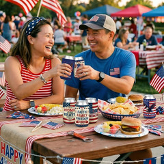 12 Packs 4Th of July Can Cooler Sleeve 250Th Anniversary Independence Day Beer C
