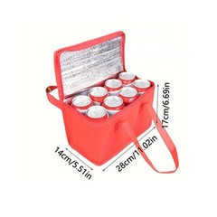 Reusable Insulated Cooler Bag Leakproof Keep Food Hot/ Cold for Delivery Picnics
