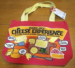 Trader Joe’s Heavy Cotton Shopping cheese bag NEW 12″ x 18″ x 4″