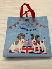 Tesco Queen Elizabeth Jubilee King Charles Coronation Bag Set Corgi Terrier New