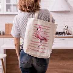 Sieral 2 Pcs Animal Lover Bag Graduation 13.4 x 15.8 x 3.9 inches, Flamingo