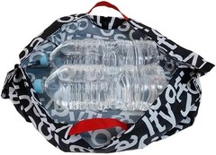 Itoya Shupatto Compact Bag M Black × White 15L Itoya logo Pattern From Japan