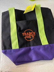 Nine colors Trader Joe’s Mini Pastel Canvas Tote Bag Simple canvas bag Foldable