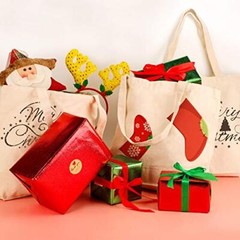 Blank Tote Canvas Bag with Zipper 3 PC 19.7×15.7 inch Bags with Handles 12 Oz…