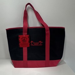Trader Joe’s Insulated Fashion Black/Red Travel Tote W/ Surprise TJ Snack/Candy