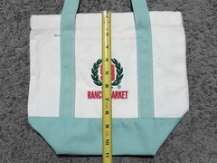 Ranch 99 Market Teal Blue Small Canvas Tote Shopping Bag (brand new) trader joes
