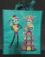 CATRINA/CATRIN DAY OF THE DEAD/DIA DE LOS MUERTOS REUSABLE BAG 15.5X13X7 NEW