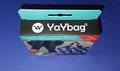 YAYbag Jumbo Reusable Tote Carry Bag – Blue Lemon – NEW