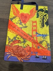 Trader Joe’s Fashion 6 Gal Reusable Grocery Bag NorCal Local San Francisco GGB