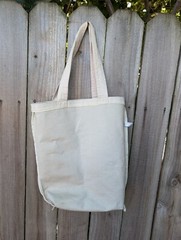 Starbucks Canvas Tote Bag Lined 2014 The First Store by Frank Ching