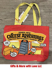 U PICK 1 🧀 Trader Joe’s NEW Cheese HEAVY DUTY COTTON GROCERY SHOPPING TOTE BAG