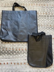 Limited Edition Lululemon Man’s Black Large Reusable Shopping Tote Bag Men’s