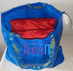 Medium two new strong ikea durable eco tote bags frakta grocery shopping laundry