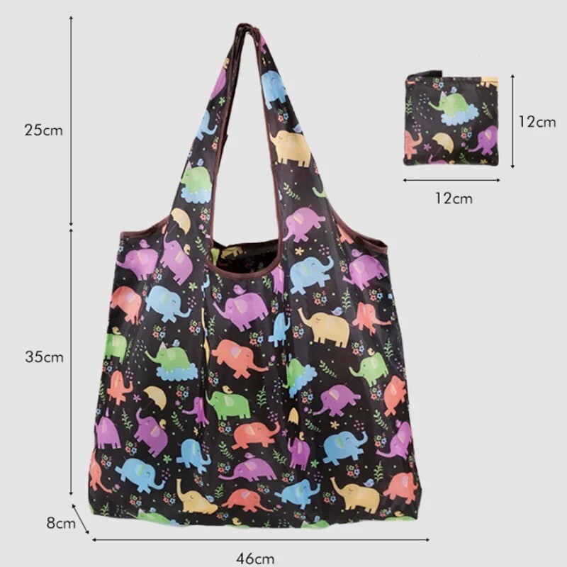 1PCS Environmental Shopper eco-friendly bag storage Flower Shopping reusable