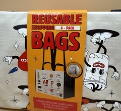Costco Wholesale Reusable Shopping Bags – 4 Pack In Hand Fast Ship