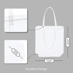 2 | 6 | 12 Pack Super Strong Large 17.5″x16.5″x5″ 10oz Cotton Canvas Tote, Reusa
