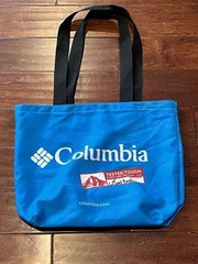 Columbia Sportswear Gert Boyle Built Tougher Than It Has To Be 19″x15″ Tote Bag