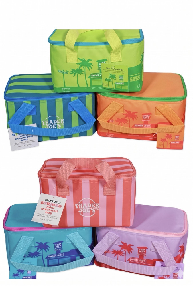 Trader Joe’s Mini Insulated Tote Bag Summer 2026 Set of 6 Limited Edition New