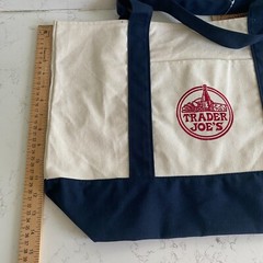 Trader Joe’s Reusable Cotton Blend Heavy Duty Eco Friendly Tote Bag T2301 KARYON