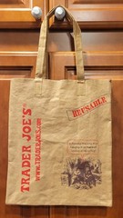 Trader Joe’s Washable Reusable Paper Grocery Bag 1pc Retired RARE