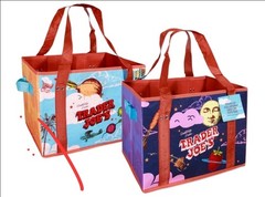 🔥Trader Joe’s Limited Stand-Up Collapsible Tote Bag Brand NEW Moon & Sky