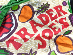 Trader Joe’s Fruit & Veggies Reusable Cotton Shopping Bag Grocery Tote