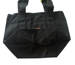 NWT 2025 Trader Joe’s Lot of 2 Mini Halloween Orange & Black Canvas Tote Bags
